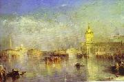 J.M.W. Turner The Dogana, San Giorgio, Citella, From the Steps of the Europa. china oil painting artist